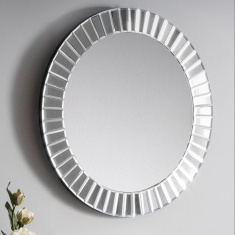 Julian Bowen Sonata Small Round Wall Mirror