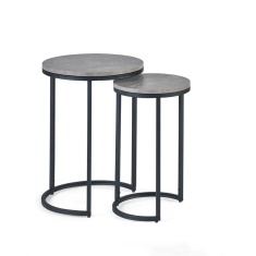 Julian Bowen Staten Round Nesting Side Tables