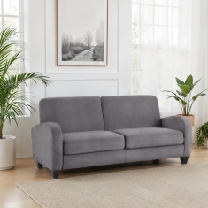 Julian Bowen Vivo 3 Seater Sofa - Dusk Grey Chenille