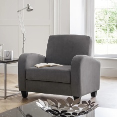 Julian Bowen Vivo Chair - Dusk Grey Chenille