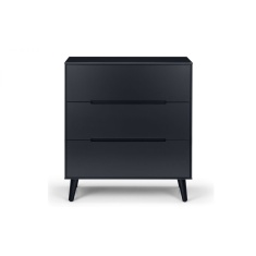 Julian Bowen Alicia 3 Drawer Chest - Anthracite