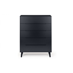 Julian Bowen Alicia 5 Drawer Chest - Anthracite