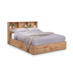 Julian Bowen Bali Ottoman Storage Bedframe - Light Oak