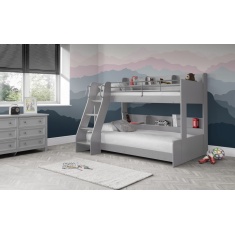 Julian Bowen Domino Triple Sleeper - Light Grey