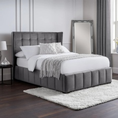 Julian Bowen Gatsby Bed - Light Grey Julian Bowen Gatsby Bed - Light Grey