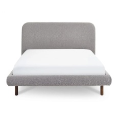 Julian Bowen Hannah Bedframe - Grey Boucle