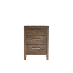 Julian Bowen Heritage 3 Drawer Bedside