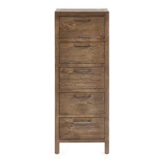 Julian Bowen Heritage 5 Drawer Tallboy