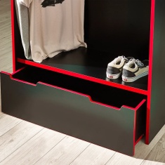 Julian Bowen Impact Gaming Bunk - Black/Red