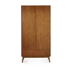 Julian Bowen Lowry 2 Door 1 Drawer Wardrobe