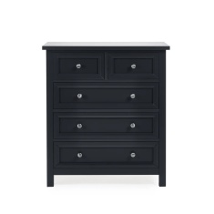 Julian Bowen Maine 3 + 2 Drawer Chest - Anthracite