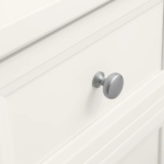 Julian Bowen Maine 3 Drawer Bedside - Surf White