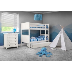 Julian Bowen Maine Bunk Bed - Surf White