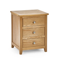 Julian Bowen Mallory 3 Drawer Bedside