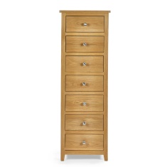 Julian Bowen Mallory 7 Drawer Narrow Chest