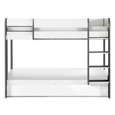Julian Bowen Mars Bunk & Underbed - Charcoal & White