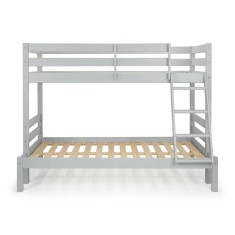 Julian Bowen Merlin Triple Sleeper Bunk Bed - Dove Grey