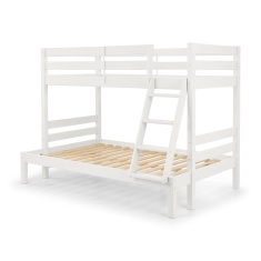 Julian Bowen Merlin Triple Sleeper Bunk Bed - Surf White