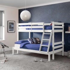 Julian Bowen Merlin Triple Sleeper Bunk Bed - Surf White