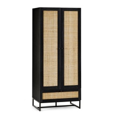 Julian Bowen Padstow Wardrobe - Black