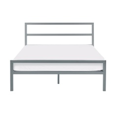 Julian Bowen Soto Metal Bedframe - Silver