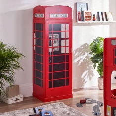 Julian Bowen Telephone Box Wardrobe