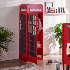 Julian Bowen Telephone Box Wardrobe
