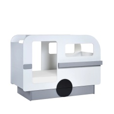 Julian Bowen Tourer Caravan Bed - Vapor Grey & White