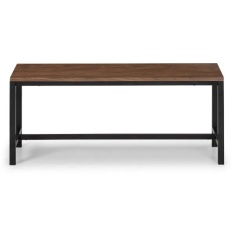 Julian Bowen Tribeca Bench - Walnut