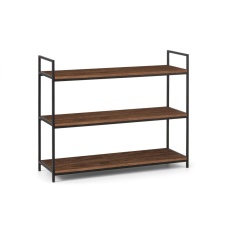 Julian Bowen Tribeca Low Bookcase - Walnut