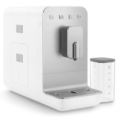 Smeg BCC13WHMUK Automatic Coffee Machine With Milk System - Matt White Smeg BCC13WHMUK Automatic Coffee Machine With Milk System - Matt White