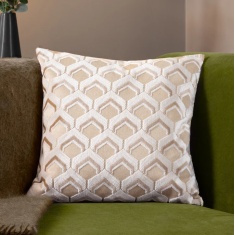 Riva Ledbury Cushion 45cm - Warm Taupe Riva Ledbury Cushion 45cm - Warm Taupe
