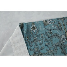 Sundour Kyoto Lined Pencil Pleat Curtains - Blue