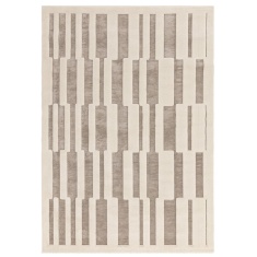 Asiatic Valley Tile Geometric 3D Rug - Natural/Ivory Asiatic Valley Tile Geometric 3D Rug - Natural/Ivory
