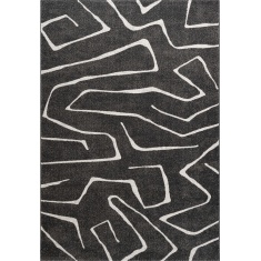 Mastercraft 034-0145/3161 Liberty Heatset Rug - Charcoal/White