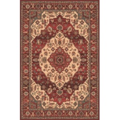 Mastercraft 4377/300 Kashqai Wool Wilton Rug - Red Mastercraft 4377/300 Kashqai Wool Wilton Rug - Red