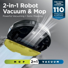 Shark RV2620WDUK Matrix Plus 2-in-1 Robot Vacuum Cleaner & Mop - Black