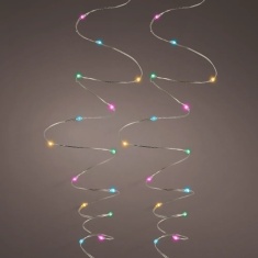Lumineo 100 Micro LED Wire String Lights 495cm - Multi Lumineo 100 Micro LED Wire String Lights 495cm - Multi