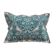 Morris & Co Bird Webbs Duvet Cover Set - Blue