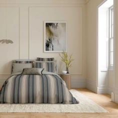 Bedeck of Belfast Oscar Duvet Cover Set - Charcoal/Tan Bedeck of Belfast Oscar Duvet Cover Set - Charcoal/Tan