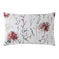 Laura Ashley Pallington Bloom Ruby Pillowcase Pair - Red/Cream Laura Ashley Pallington Bloom Ruby Pillowcase Pair - Red/Cream
