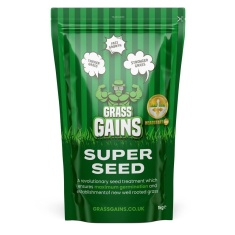 Grass Gains Lawn Super Seed (Fast Growth) - 1kg Grass Gains Lawn Super Seed (Fast Growth) - 1kg