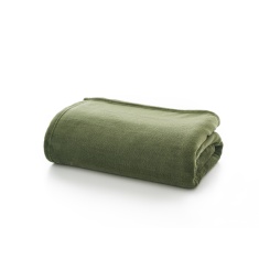 Deyongs Snuggle Touch Supersoft Fleece Throw - Olive