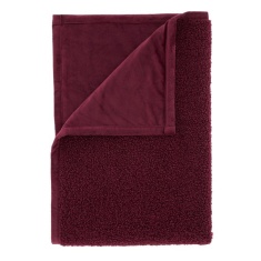 Catherine Lansfield So Soft Velvet Boucle Throw - Damson
