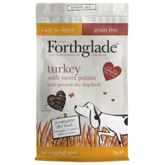 Forthglade Turkey Grain Free Cold Pressed Natural Dry Dog Food