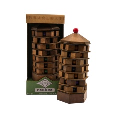 University Games True Genius Chinese Pagoda Puzzle