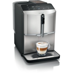 Siemens TF303G07 Bean to Cup Fully Automatic Coffee Machine - Inox Silver Metallic Siemens TF303G07 Bean to Cup Fully Automatic Coffee Machine - Inox Silver Metallic