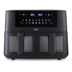 Tower T17151 8 Litre Digital Dual Basket Air Fryer - Black
