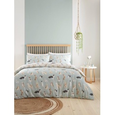 Fusion Cute Dogs Duvet Set - Duck Egg Fusion Cute Dogs Duvet Set - Duck Egg