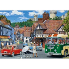 Gibsons Day Out With The Family 4 x 500 Piece Puzzle